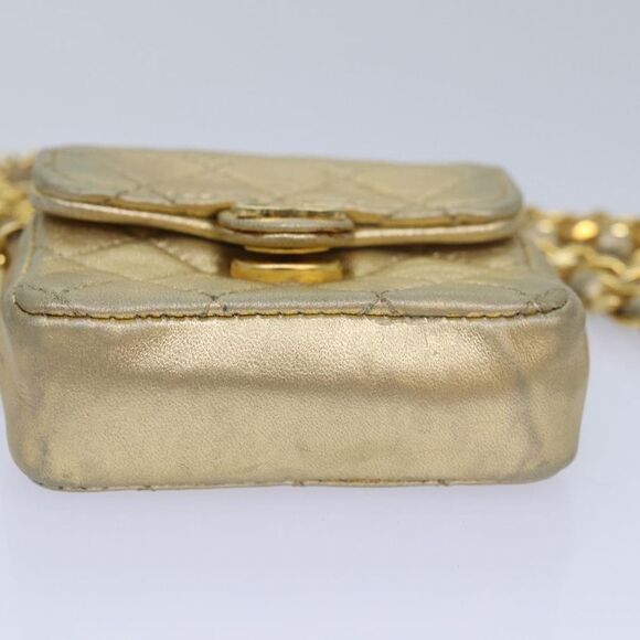 Pre Loved chanel Women Gold Tone Shoulder Bags - Picture 5 of 8